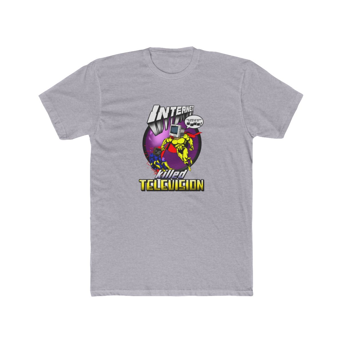 Internet Killed Television T Shirt - alternate angle 3, merchandise