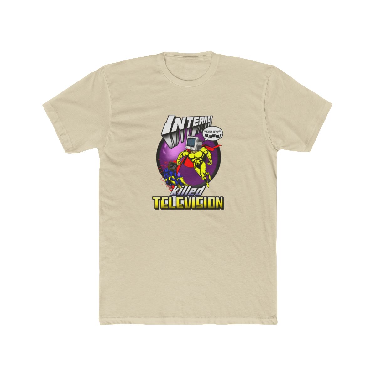 Internet Killed Television T Shirt - alternate angle 4, merchandise