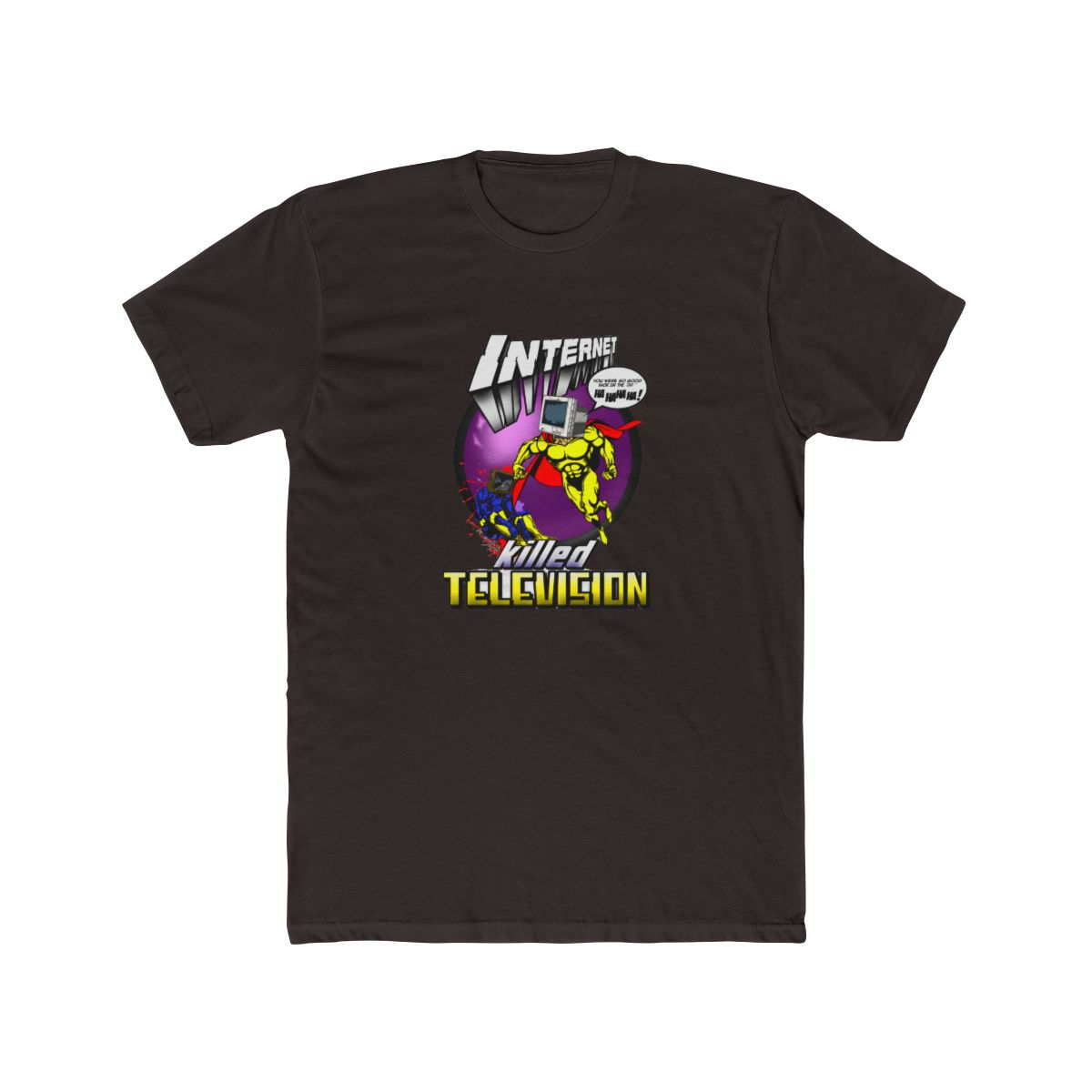 Internet Killed Television T Shirt - alternate angle 2, merchandise