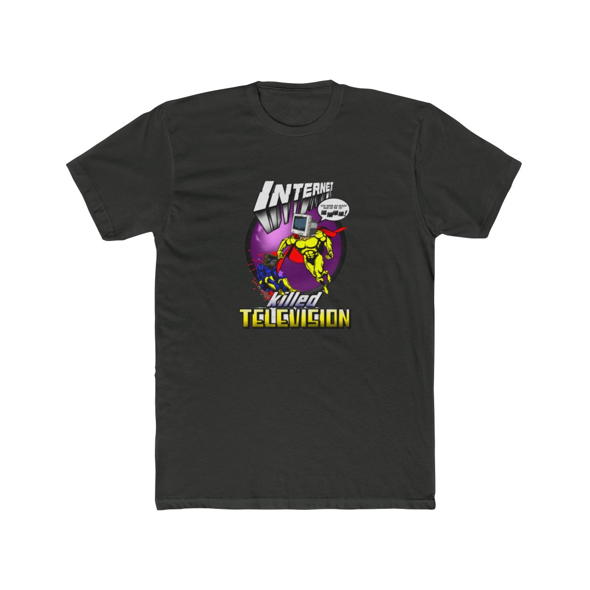 Internet Killed Television T Shirt - alternate angle 5, merchandise