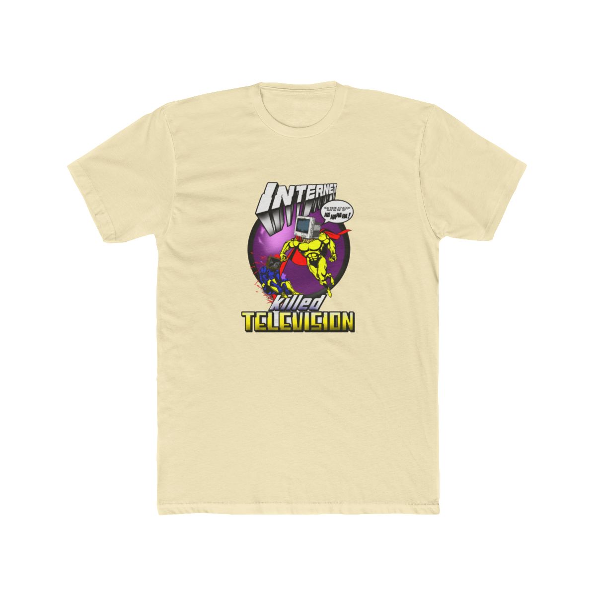 Internet Killed Television T Shirt - alternate angle 4, merchandise