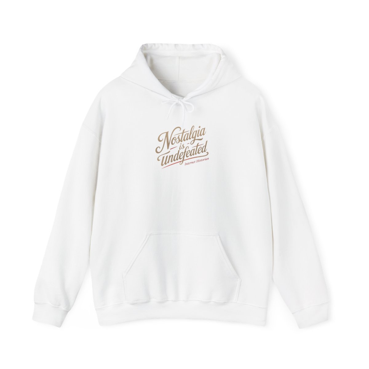 Internet Historian "Nostalgia is undefeated" Hoodie - alternate angle 5, merchandise