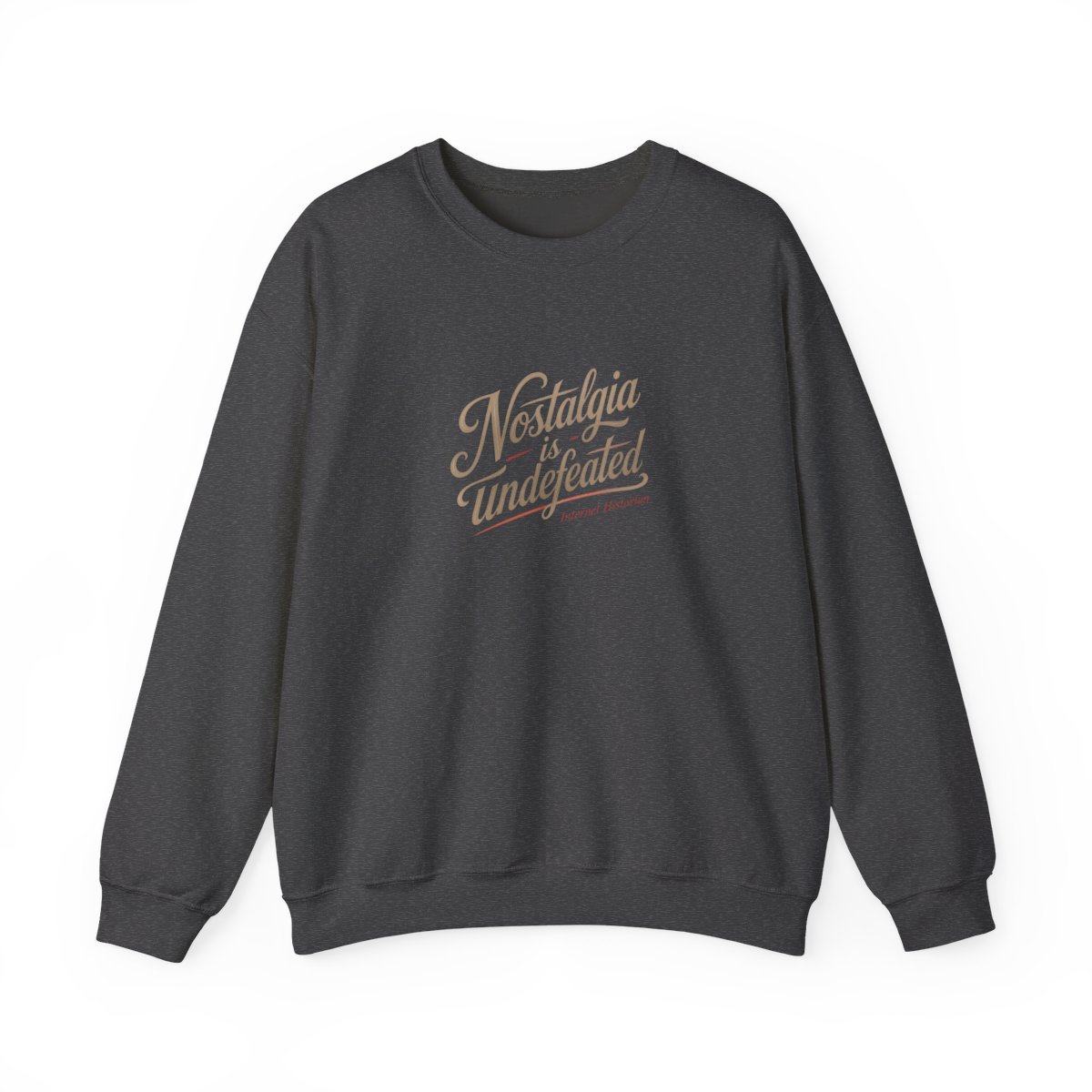Internet Historian "Nostalgia is undefeated" Crewneck - alternate angle 5, merchandise