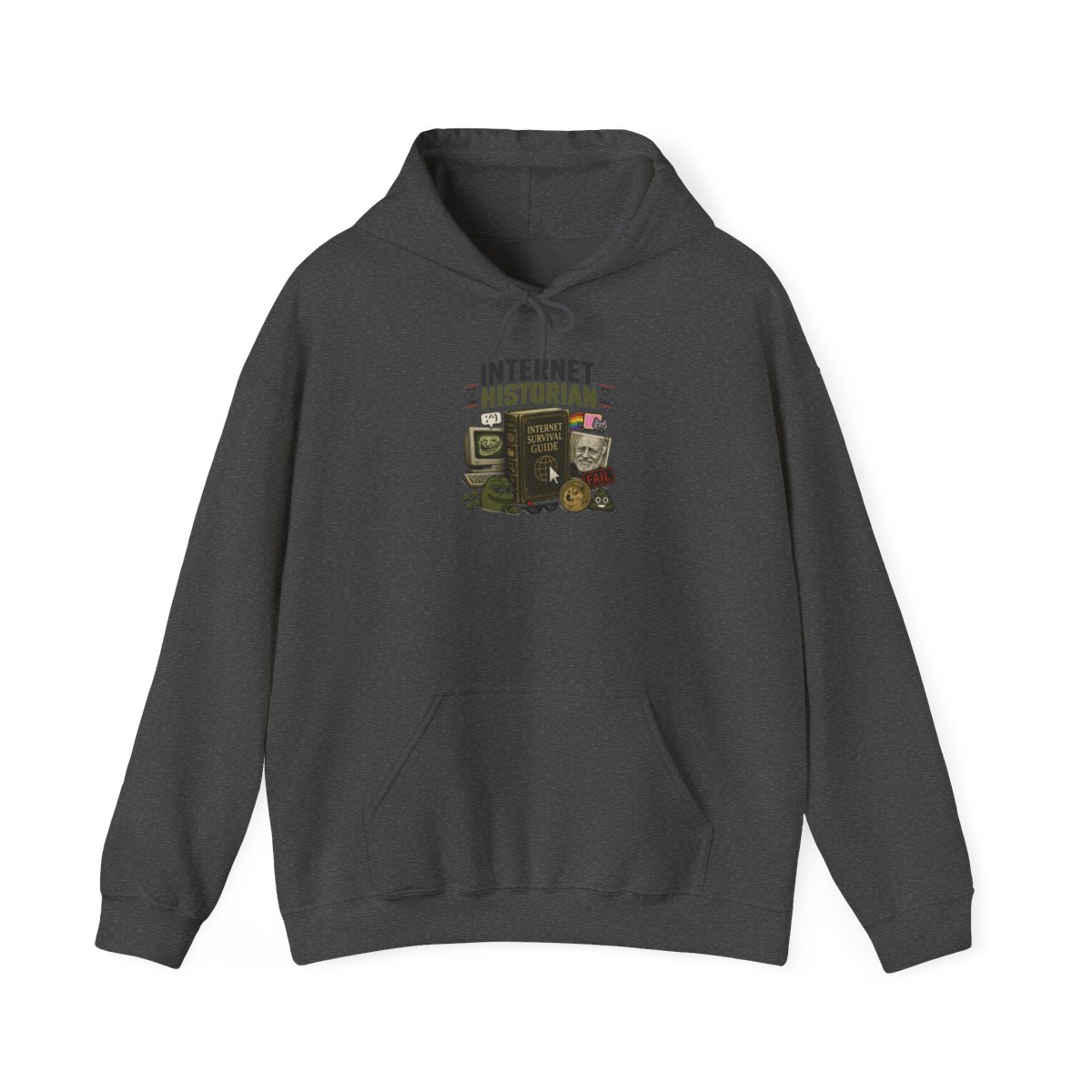 Internet Historian "Internet Survival Guide" Hoodie - alternate angle 3, merchandise