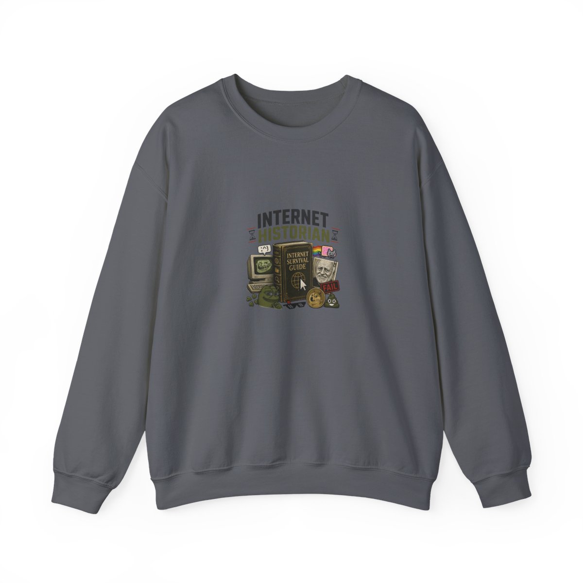 Internet Historian "Internet Survival Guide" Crewneck - alternate angle 5, merchandise
