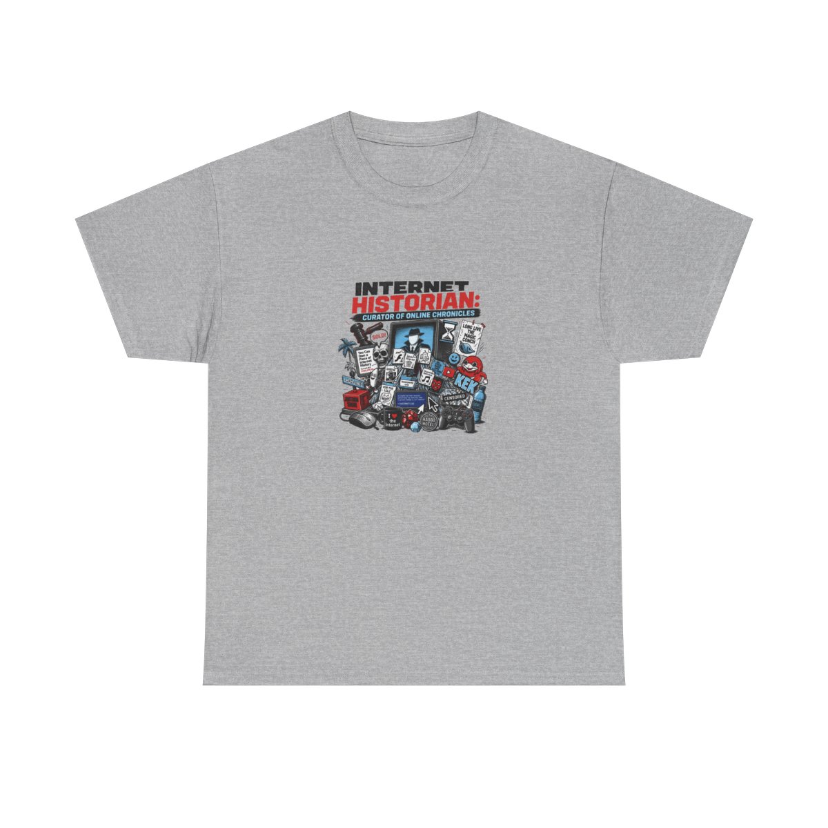Internet Historian "Internet Historian: Curator of Online Chronicles" Unisex Tee - Official T-Shirts merchandise