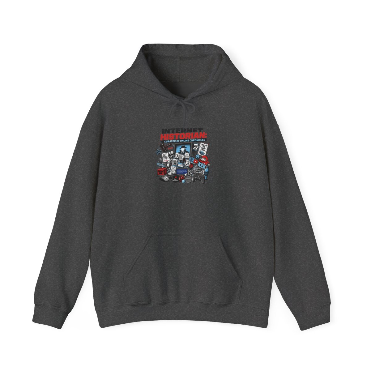 Internet Historian "Internet Historian: Curator of Online Chronicles" Hoodie - alternate angle 5, merchandise