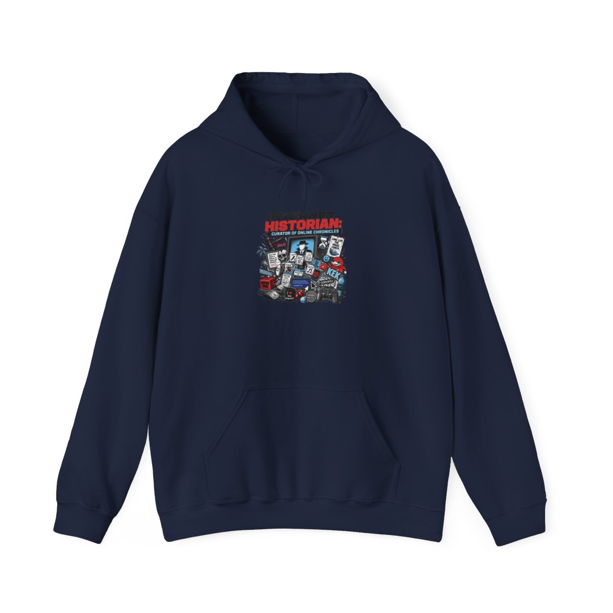 Internet Historian "Internet Historian: Curator of Online Chronicles" Hoodie - alternate angle 3, merchandise