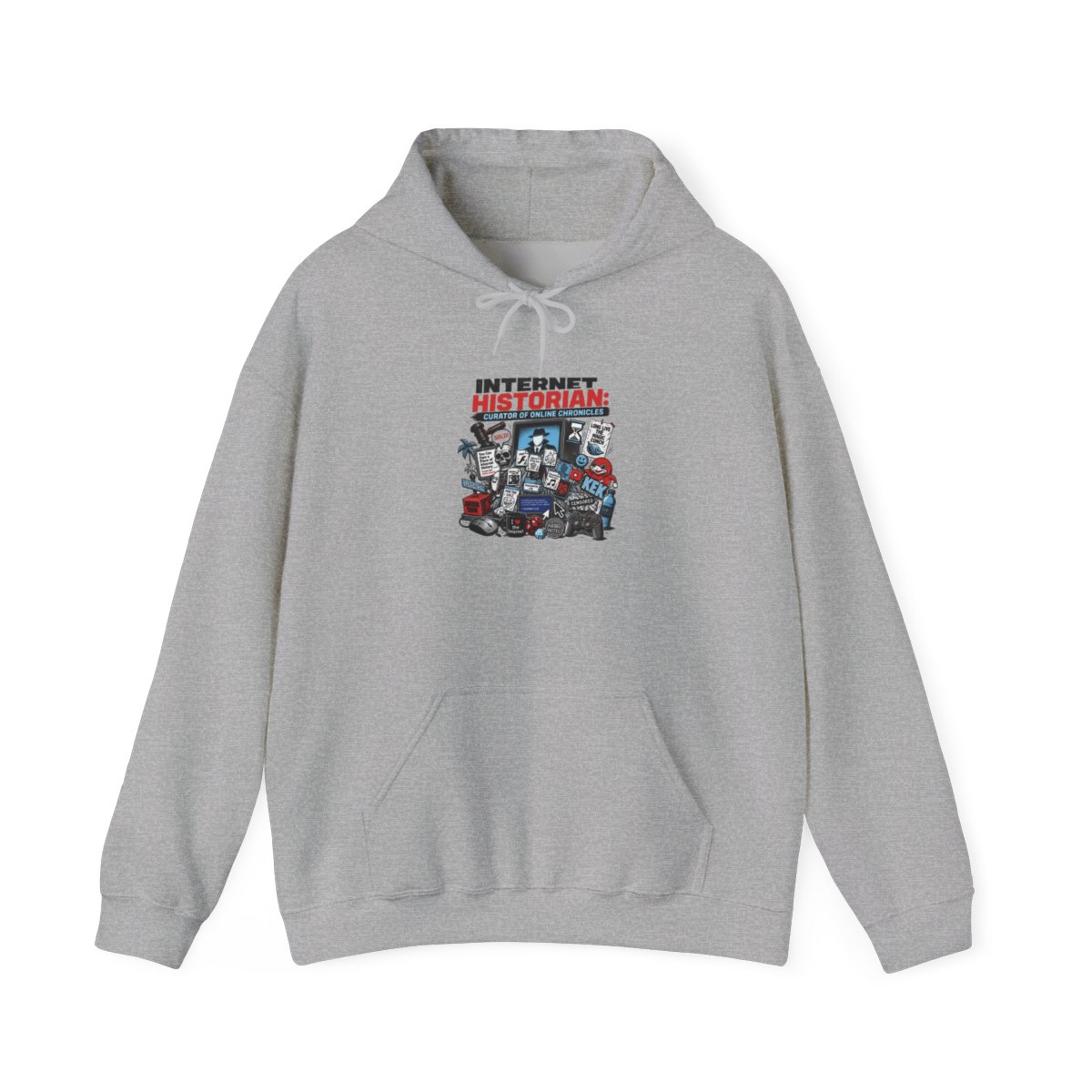 Internet Historian "Internet Historian: Curator of Online Chronicles" Hoodie - alternate angle 4, merchandise