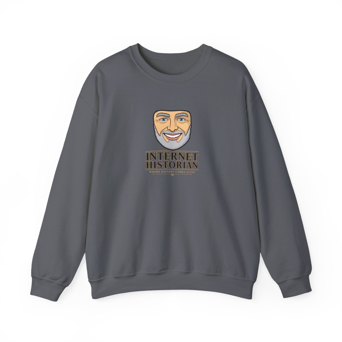 Internet Historian "Where History Comes Alive" Crewneck - alternate angle 4, merchandise
