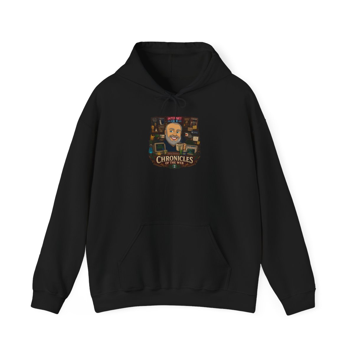 Internet Historian "Chronicles of the Web" Hoodie - alternate angle 3, merchandise