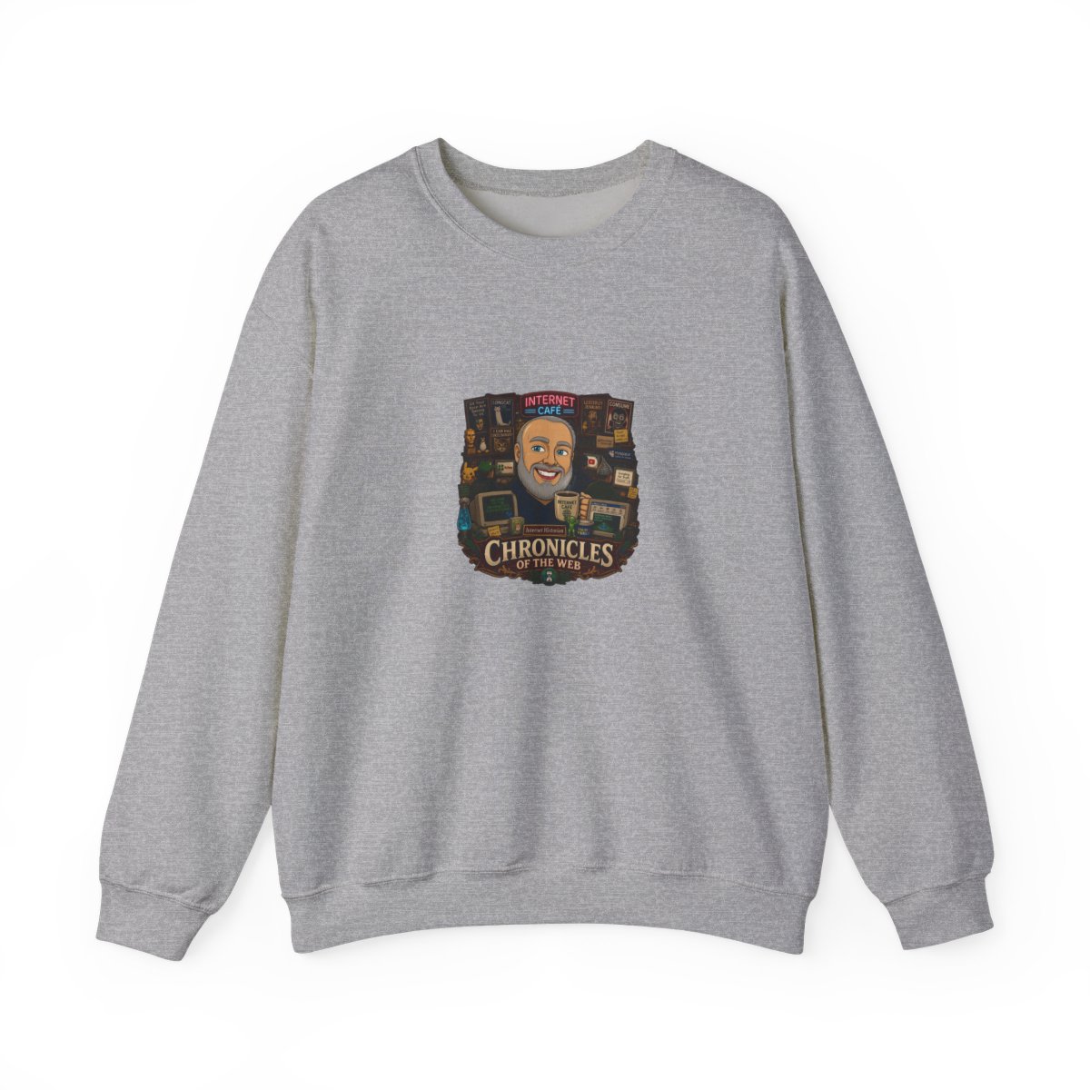Internet Historian "Chronicles of the Web" Crewneck - alternate angle 5, merchandise
