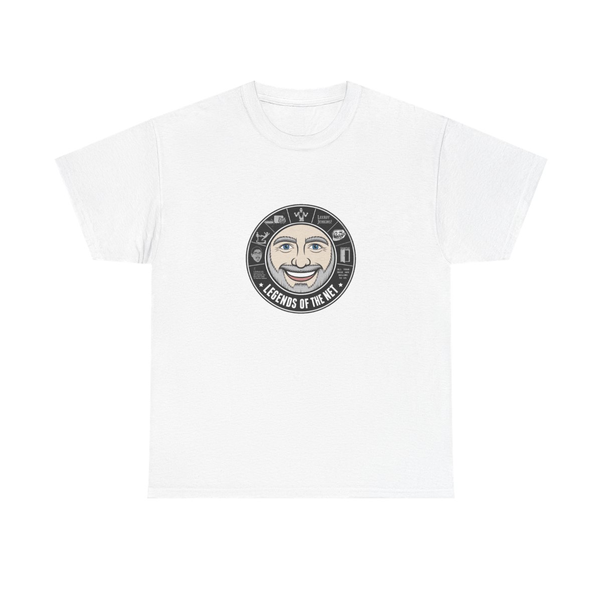 Internet Historian "Legends of the Net" Unisex Tee - alternate angle 2, merchandise