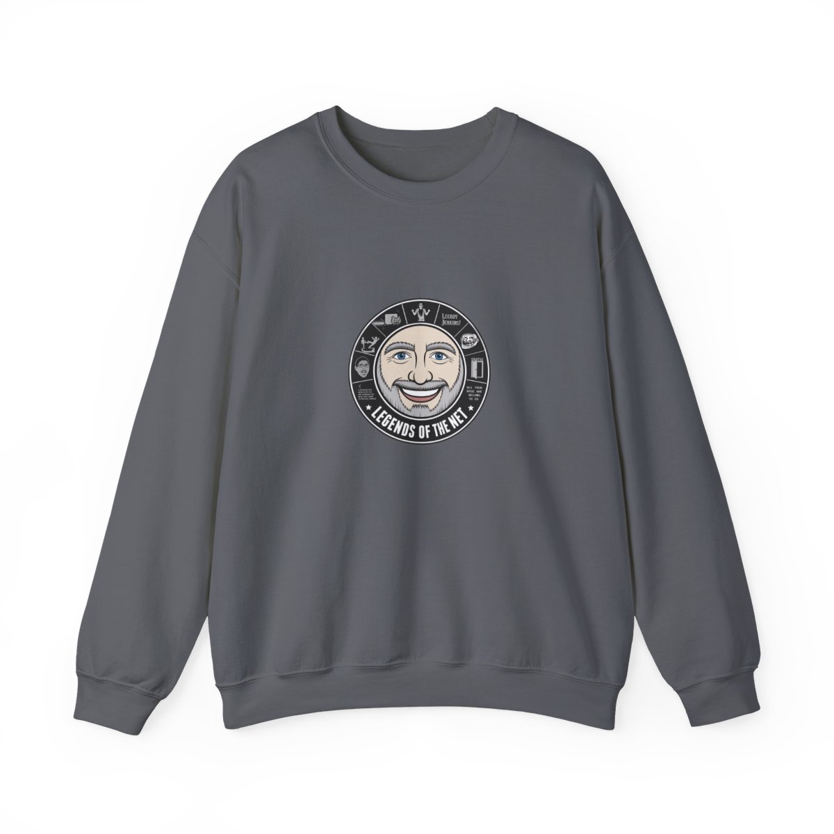 Internet Historian "Legends of the Net" Crewneck - alternate angle 3, merchandise
