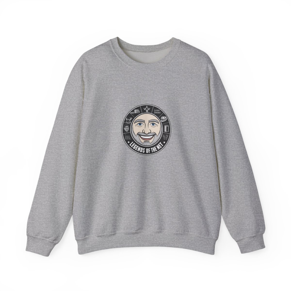 Internet Historian "Legends of the Net" Crewneck - alternate angle 2, merchandise
