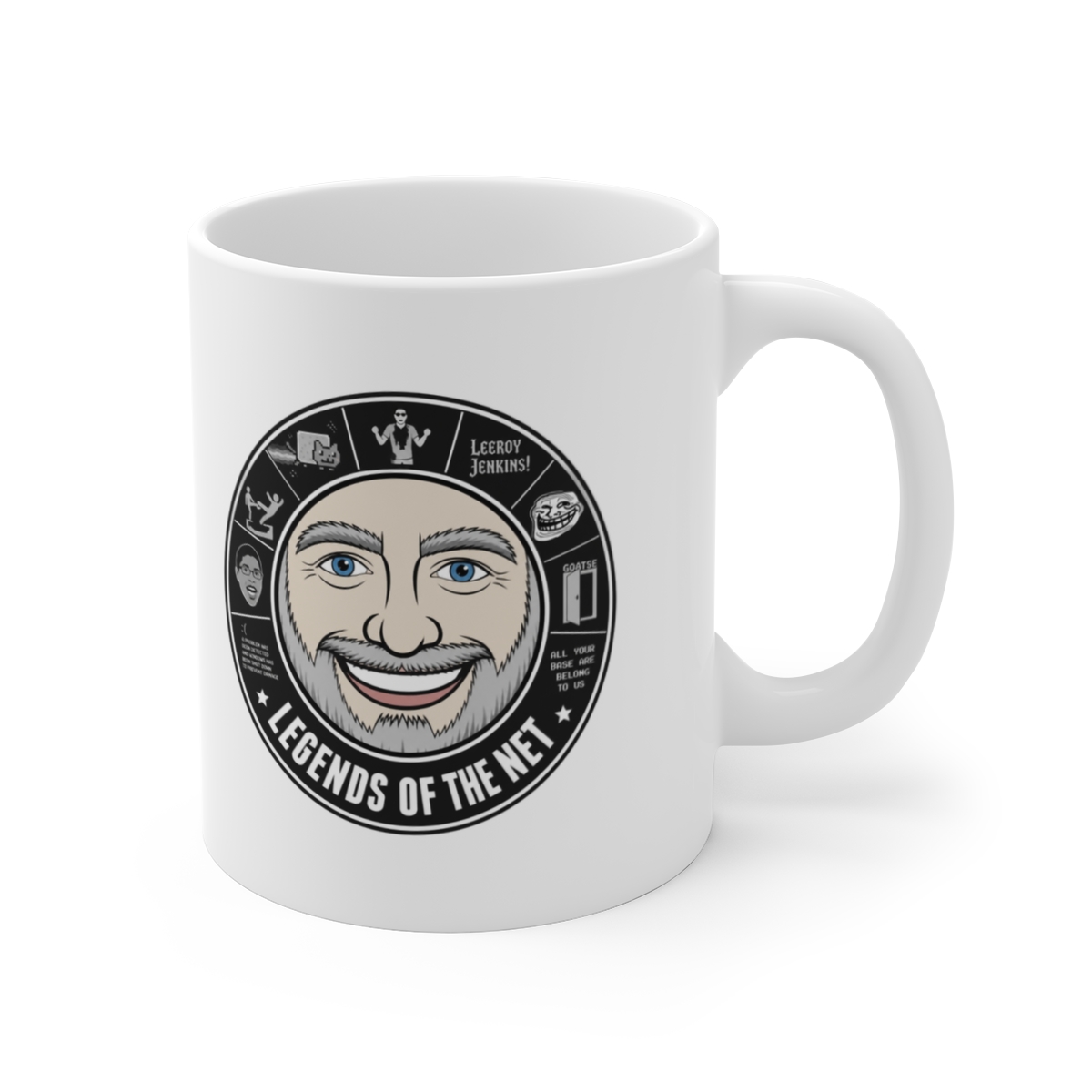 Internet Historian "Legends of the Net" White Mug