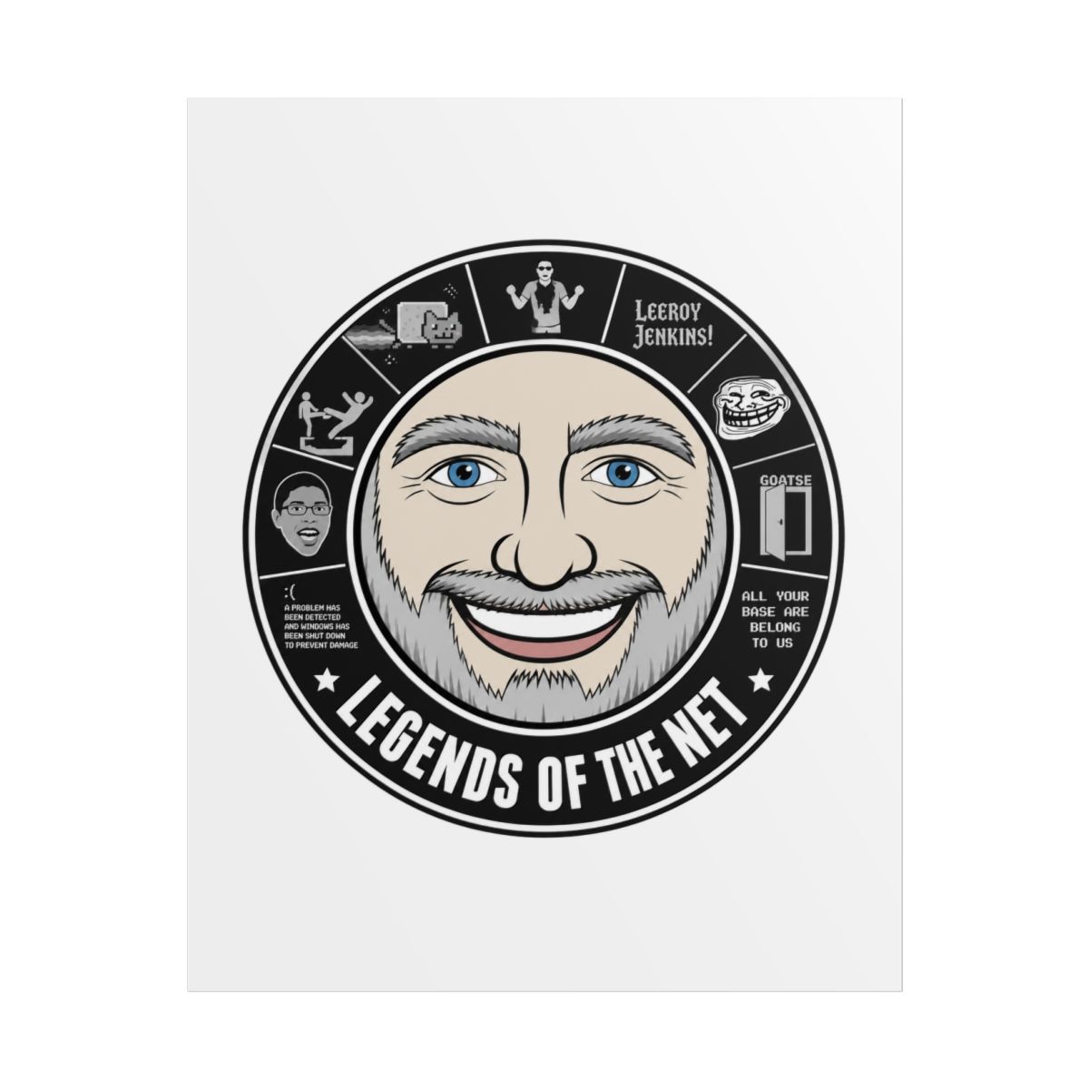 Internet Historian "Legends of the Net" Poster - alternate angle 1, merchandise