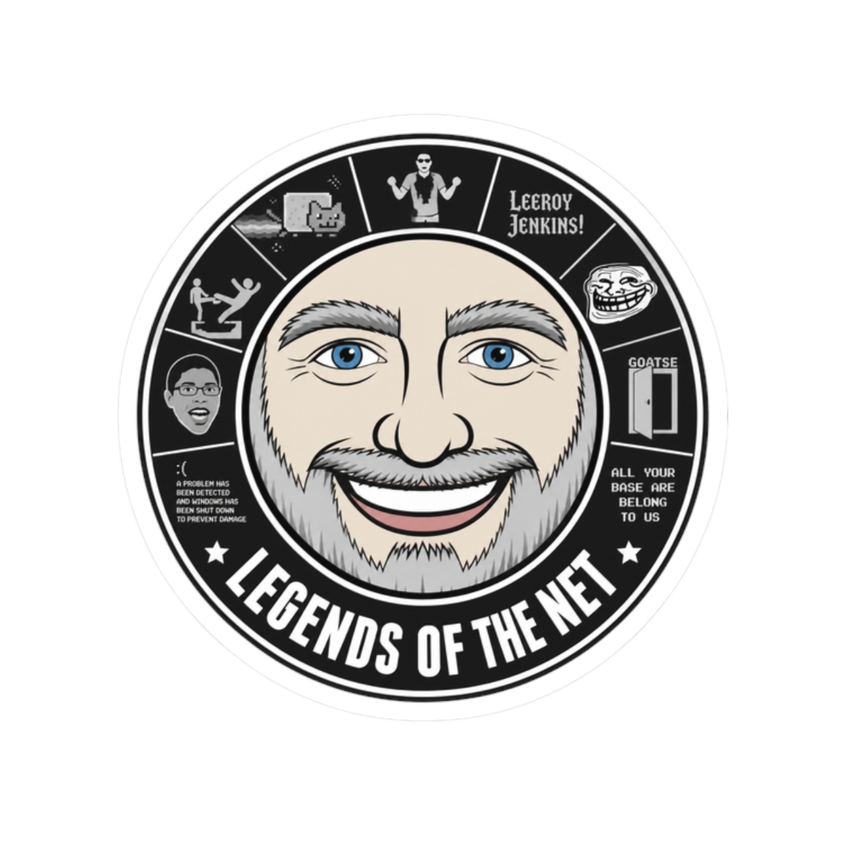 Internet Historian "Legends of the Net" Sticker - Official Stickers merchandise